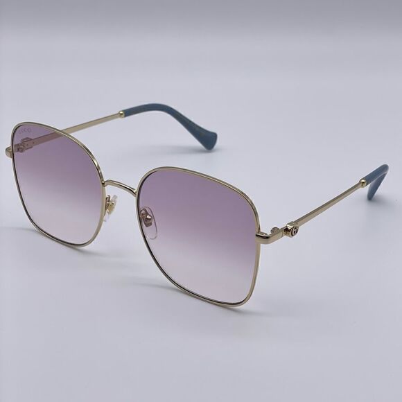BRAND NEW GUCCI GG1143S 003 Gold/Violet Women Sunglasses main image 10